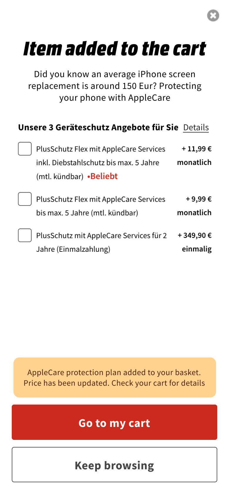 MediaMarkt / Saturn PDP gallery 2