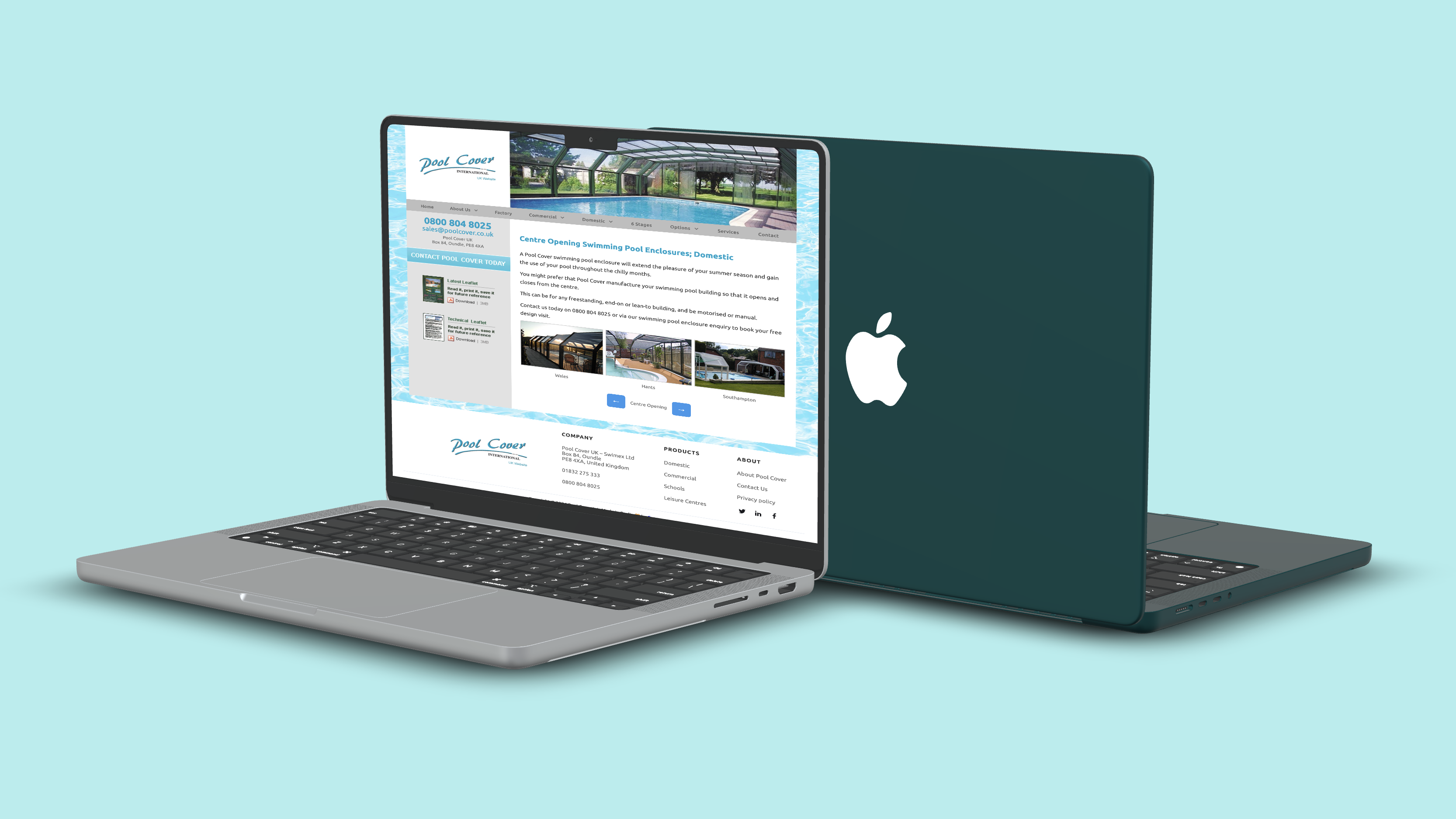 Pool Cover Corporate Website